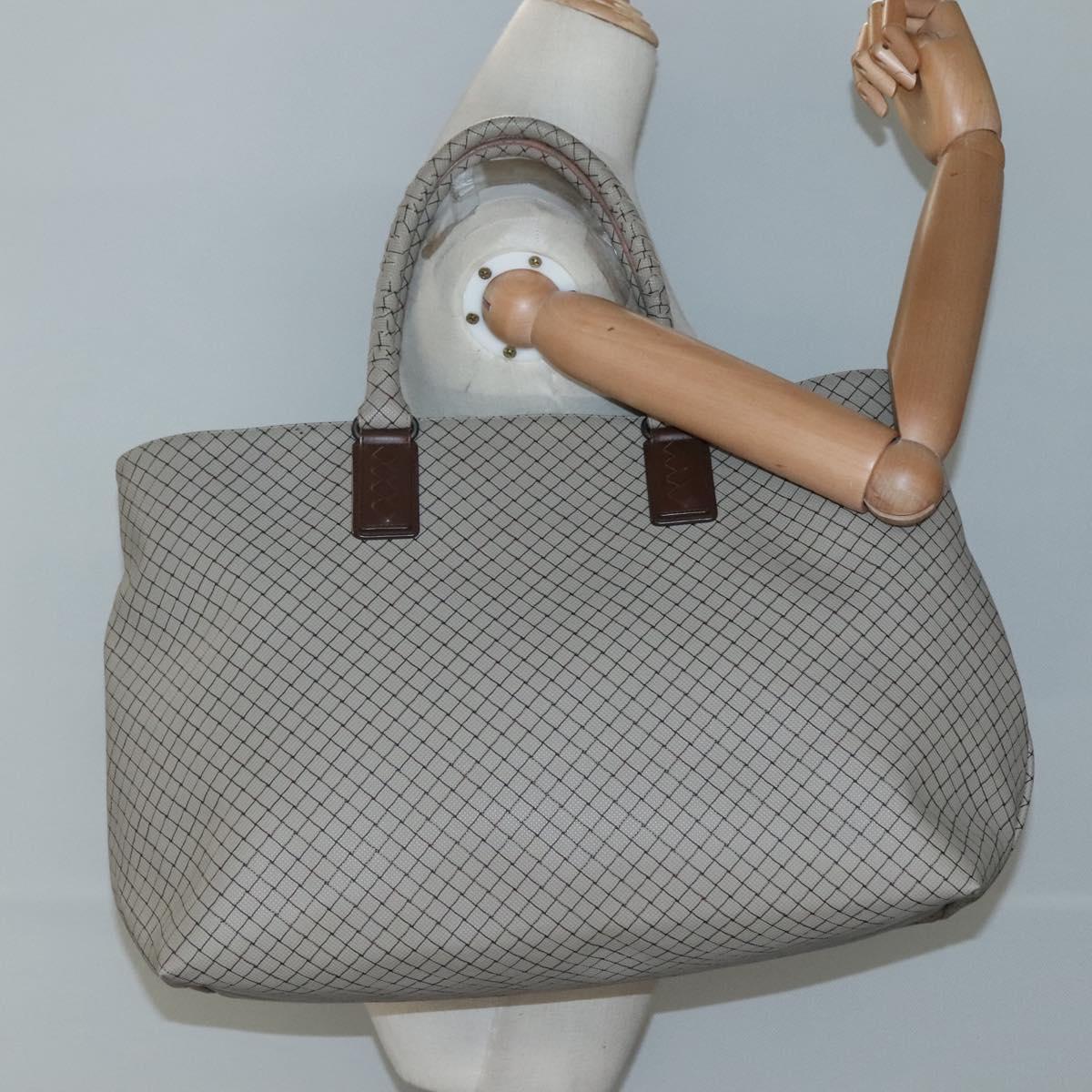Bottega Veneta Marco polo, Grey, Canvas, tote