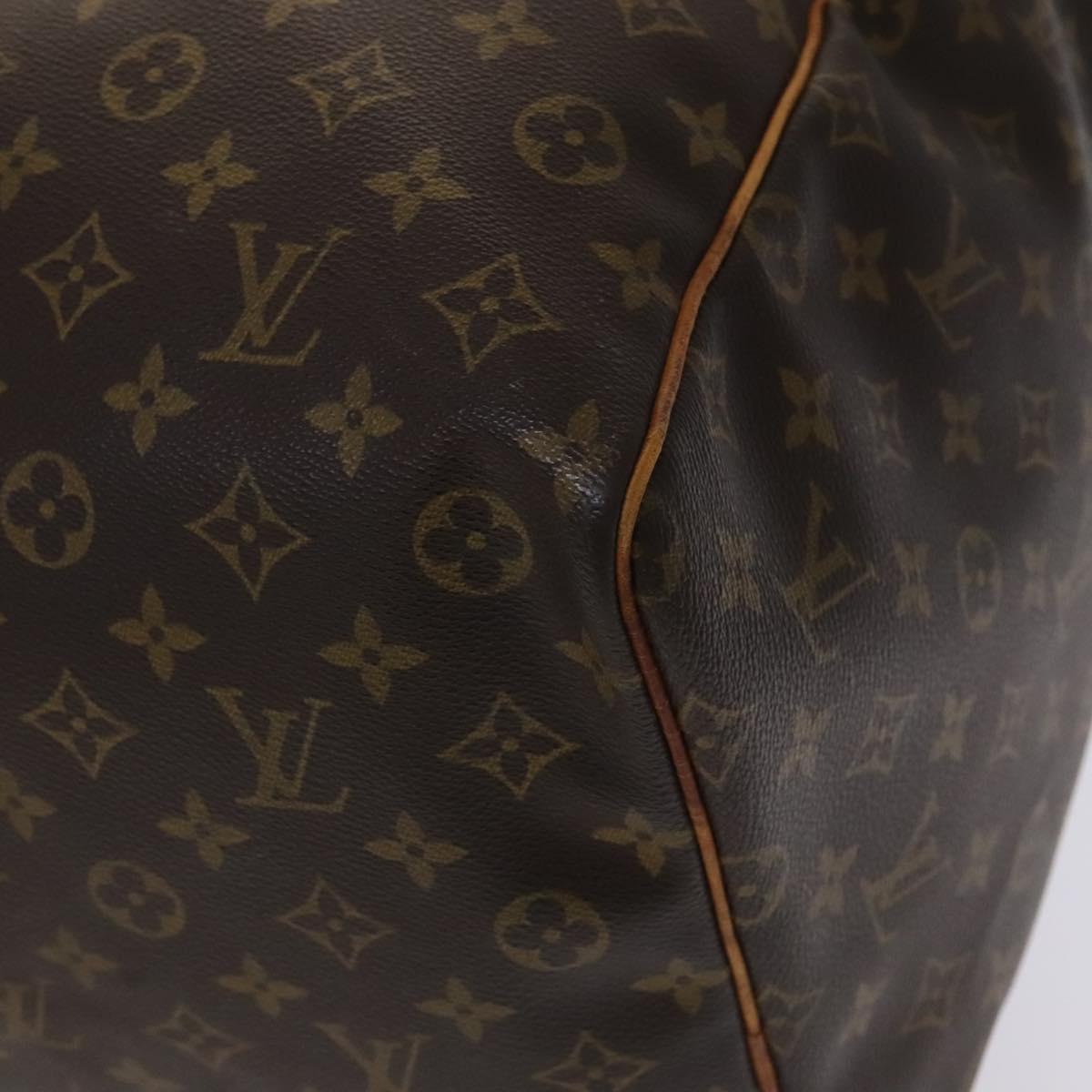 Louis Vuitton Keepall 60, Brown, Canvas, travel