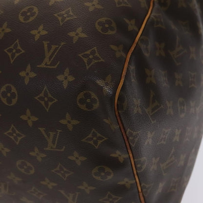 Louis Vuitton Keepall 60, Brown, Canvas, travel