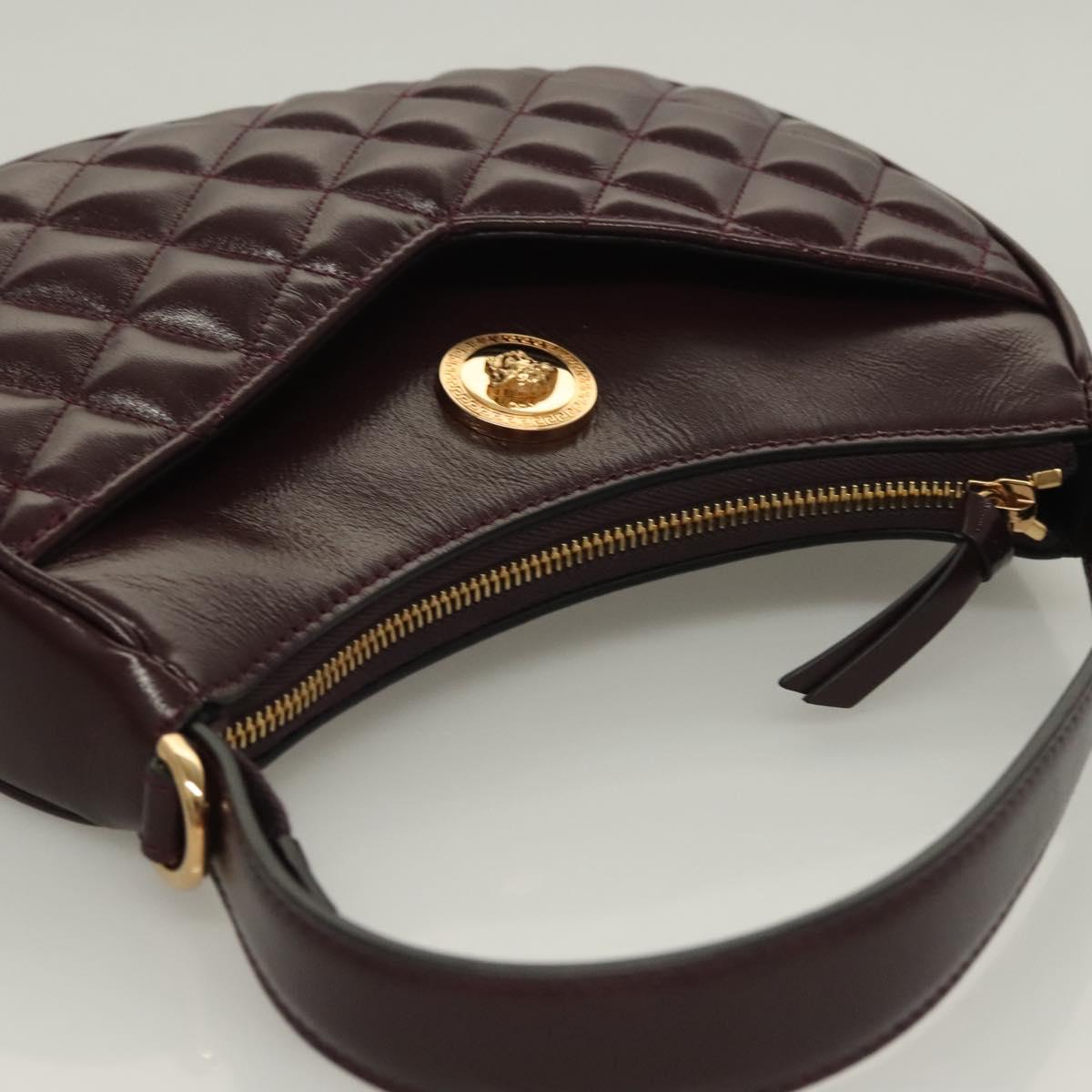 Versace, Brown, Leather, shoulder