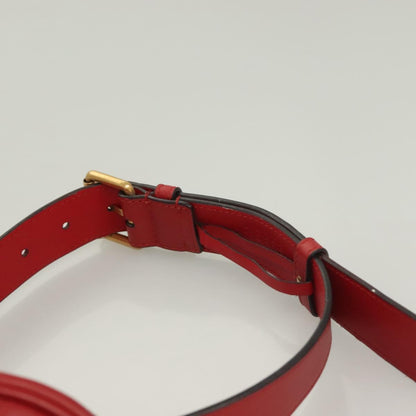 Gucci GG Marmont, Red, Leather, shoulder