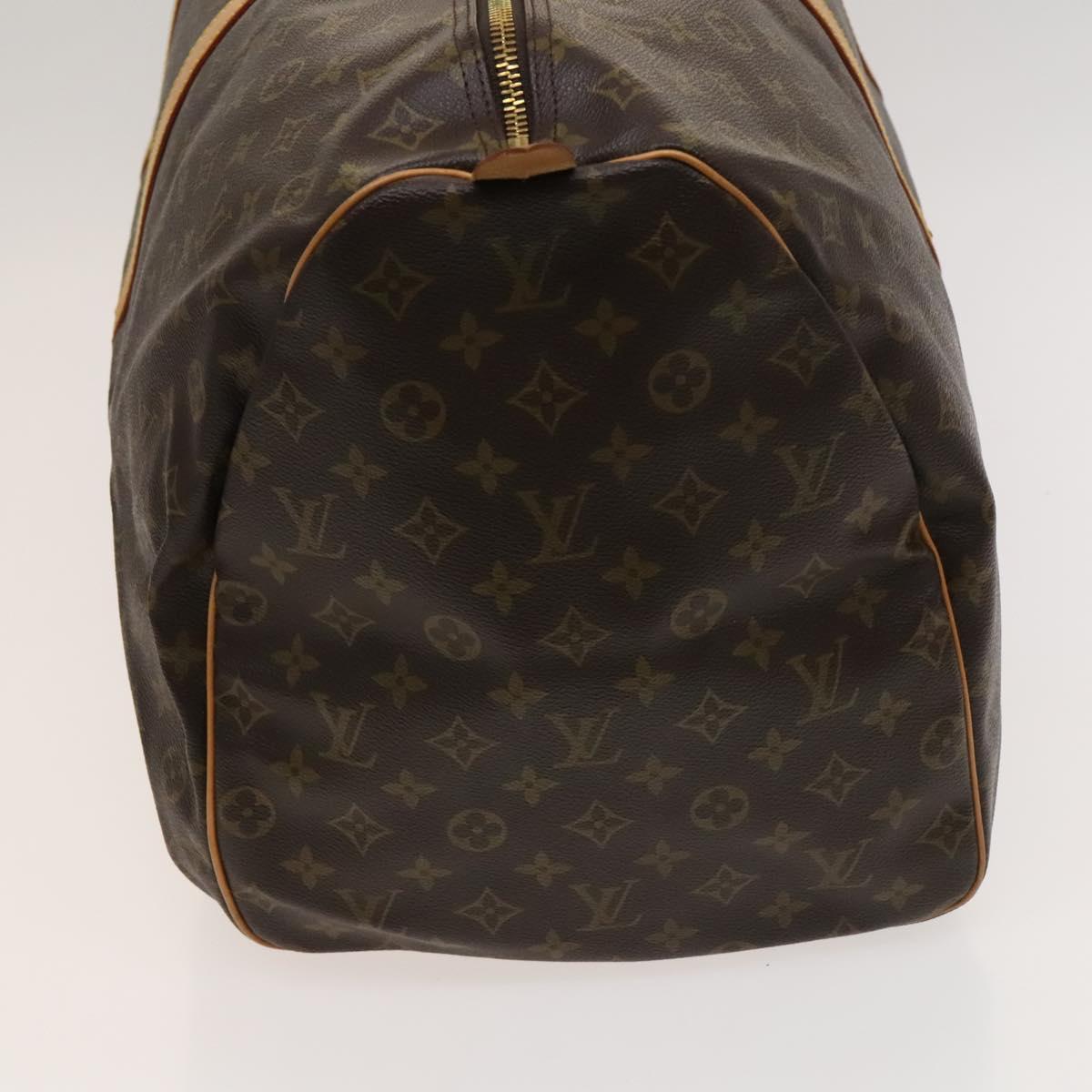 Louis Vuitton Keepall 60, Brown, Canvas, travel
