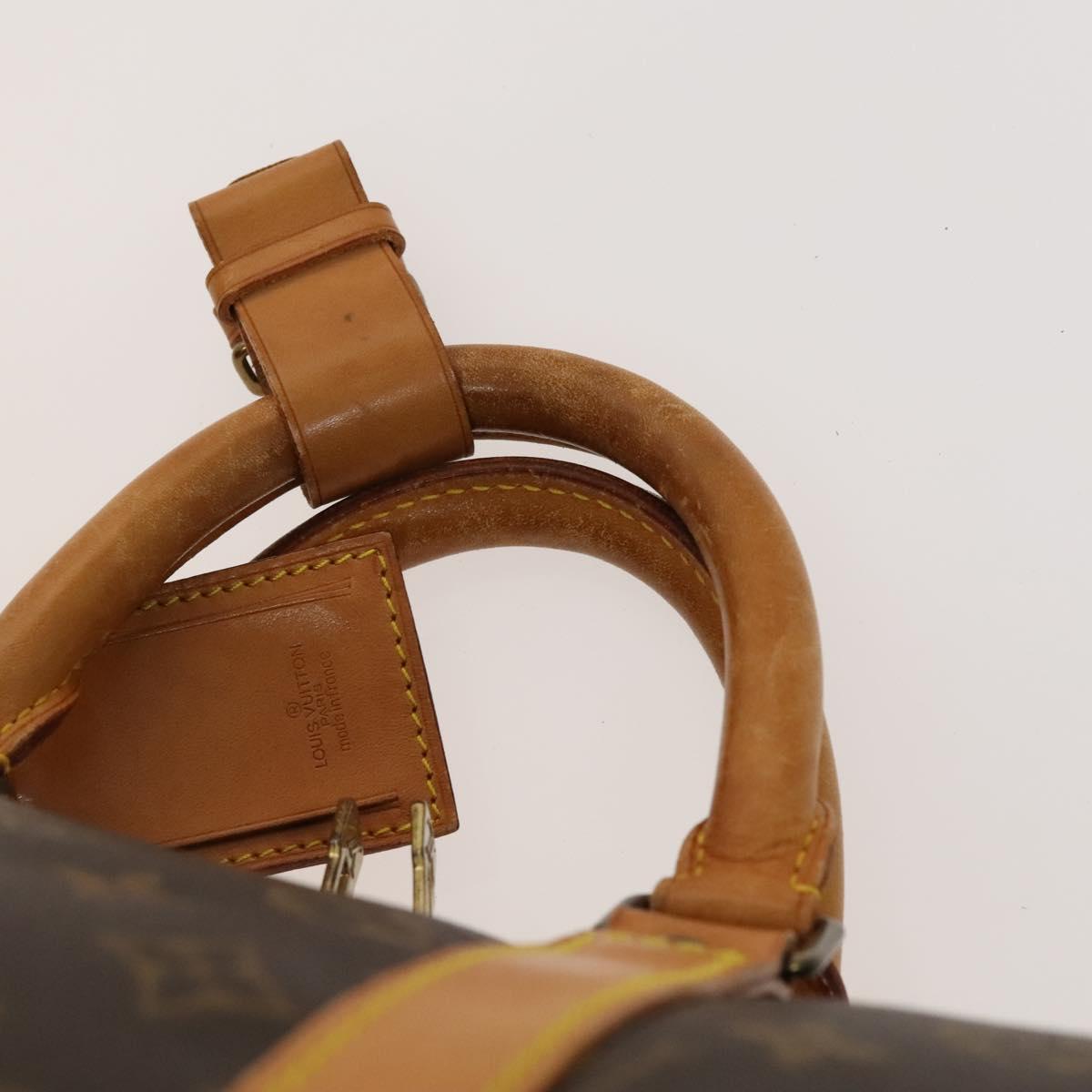 Louis Vuitton Keepall 55, Brown, Canvas, travel