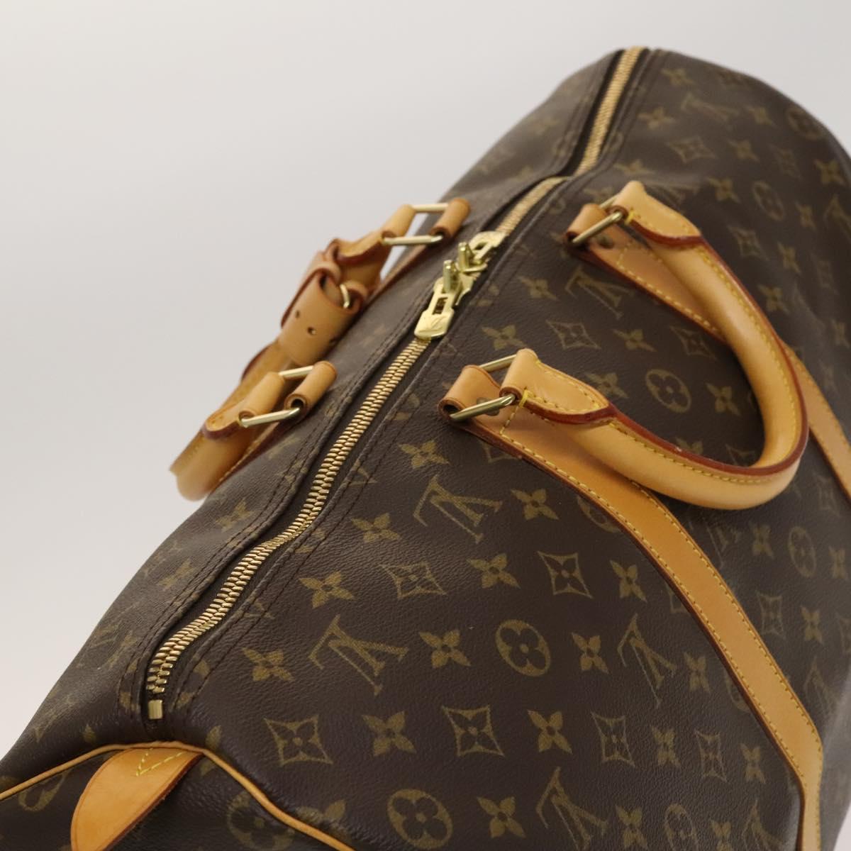 Louis Vuitton Keepall 50, Brown, Canvas, travel