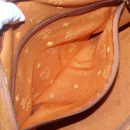 MCM Visetos, Brown, Canvas, travel