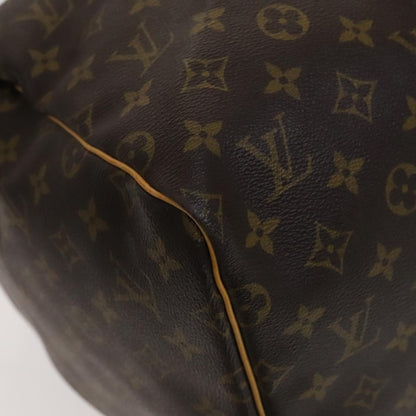 Louis Vuitton Keepall 55, Brown, Canvas, travel