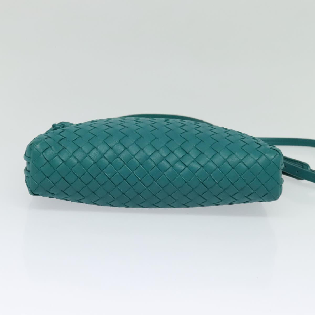 Bottega Veneta Intrecciato, Green, Leather, shoulder