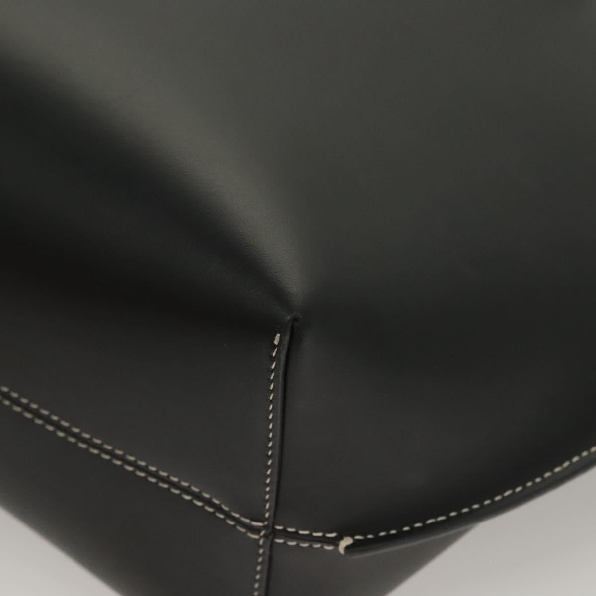 Burberry TB, Black, Leather, tote