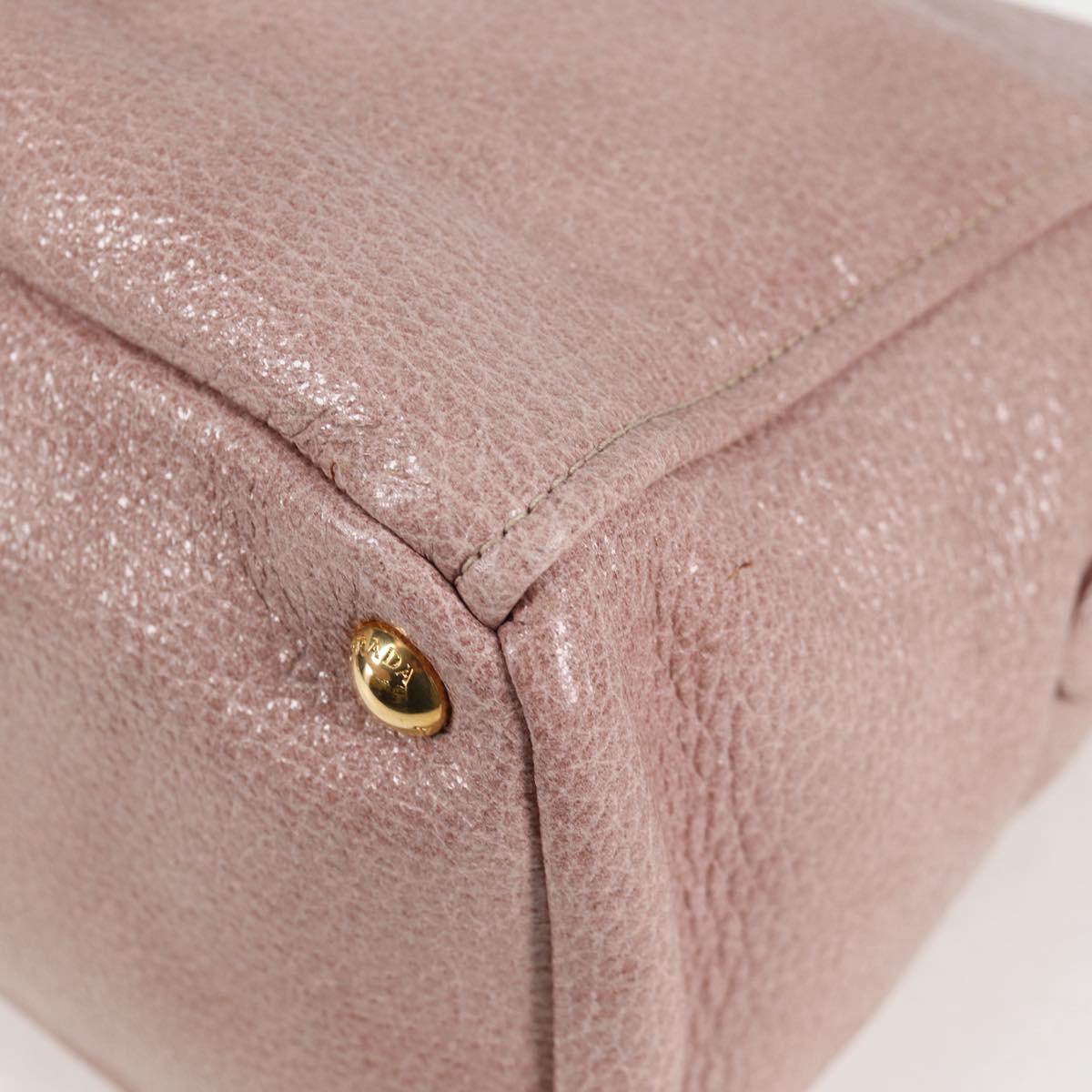 Prada Vitello, Pink, Leather, handbag