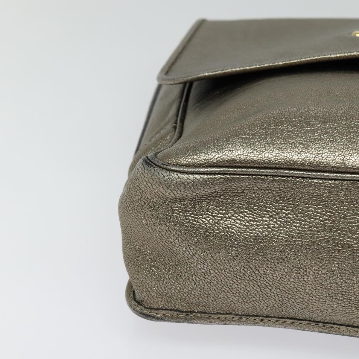 Loewe Anagram, Gold, Leather, shoulder