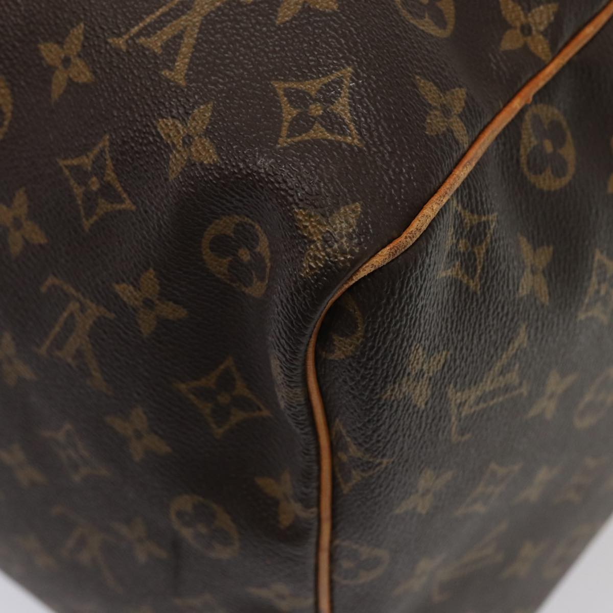 Louis Vuitton Keepall 60, Brown, Canvas, travel