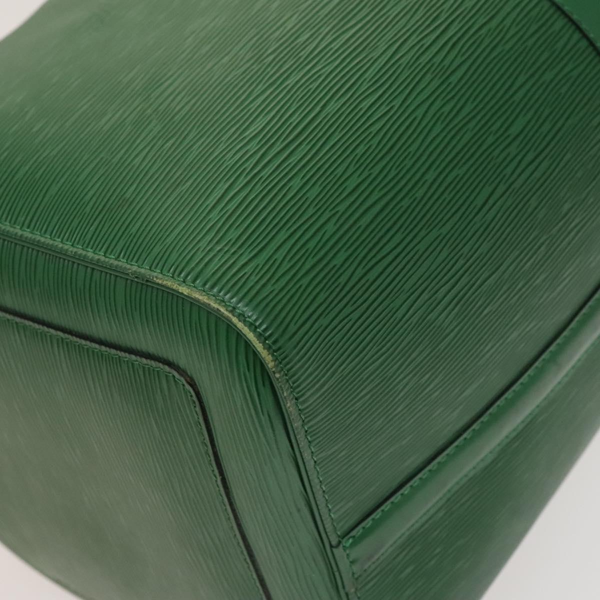 Louis Vuitton Keepall 50, Green, Leather, travel