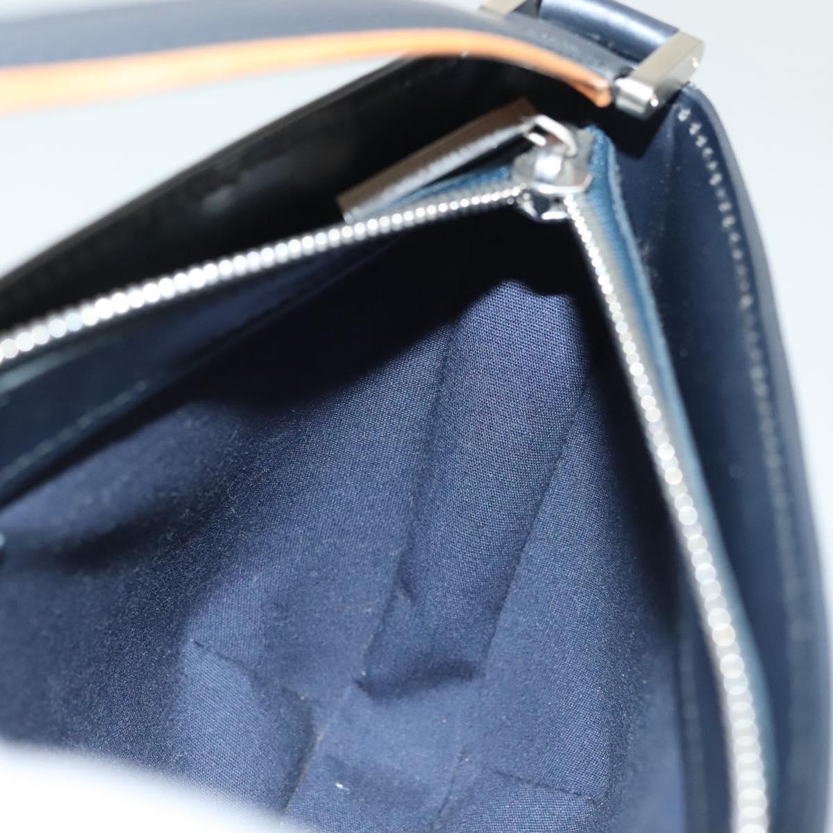 Louis Vuitton Fowler, Navy, Leather, clutch