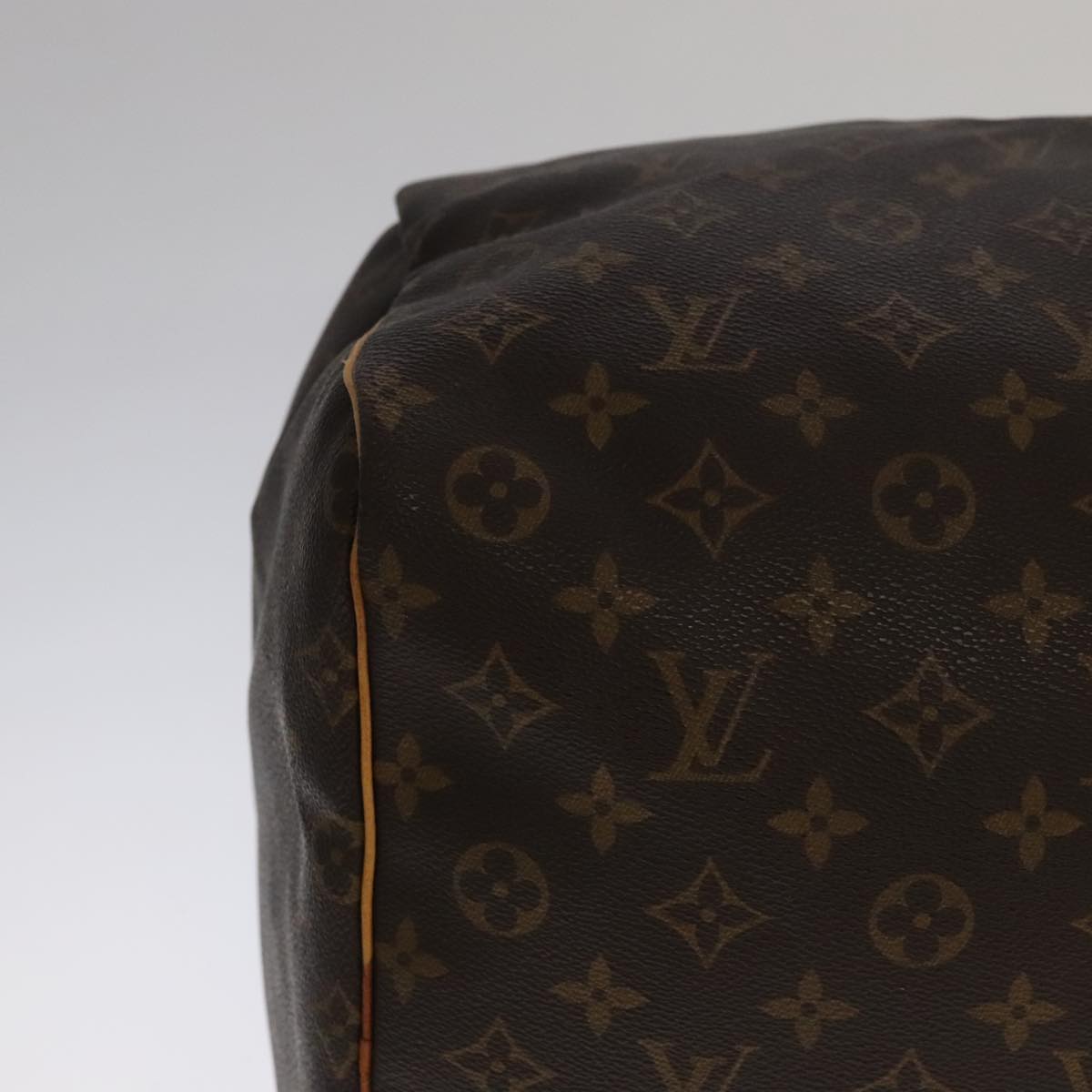 Louis Vuitton Keepall 60, Brown, Canvas, travel