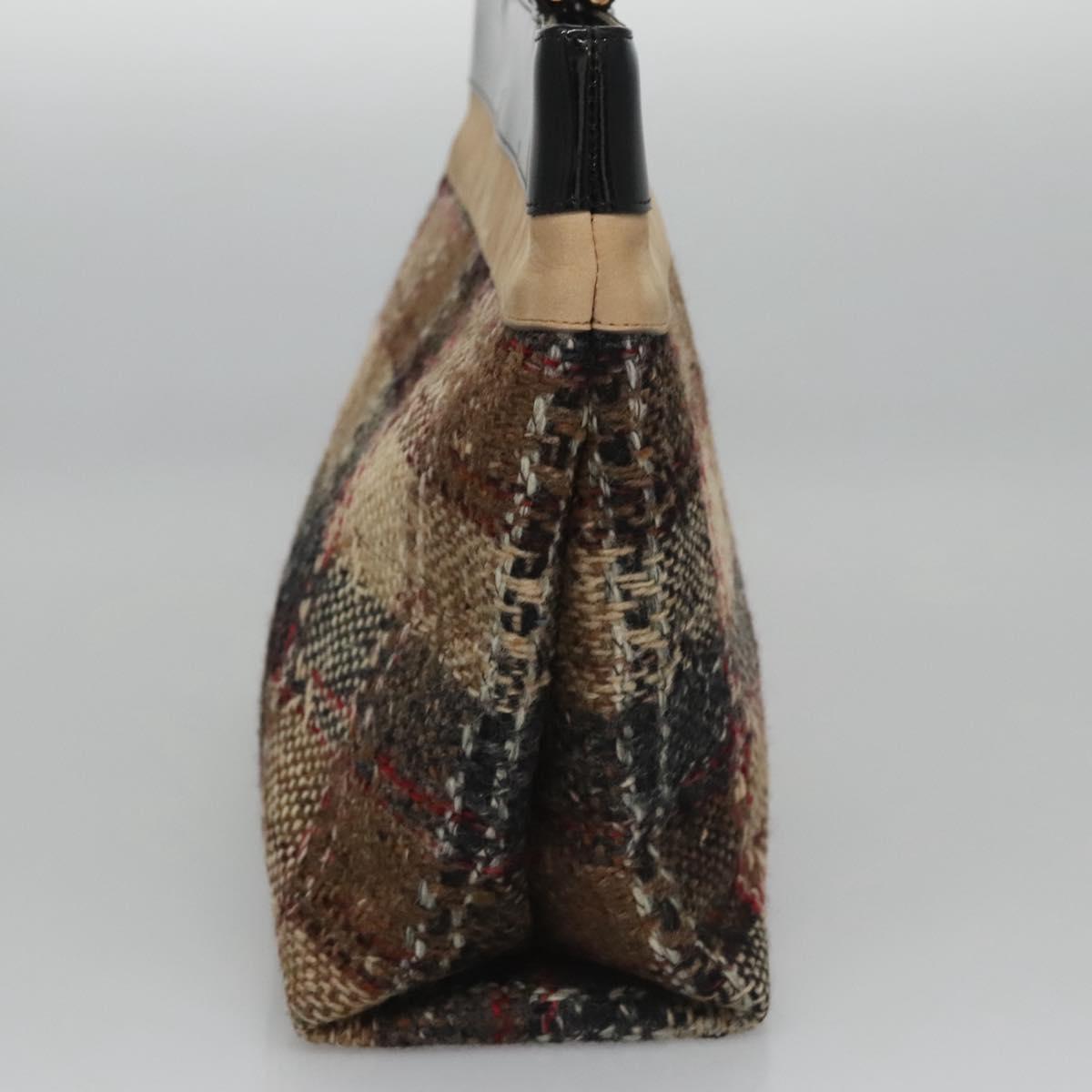 Burberry Nova Check Tote canvas check pattern, Multicolour, Wool, Handbag