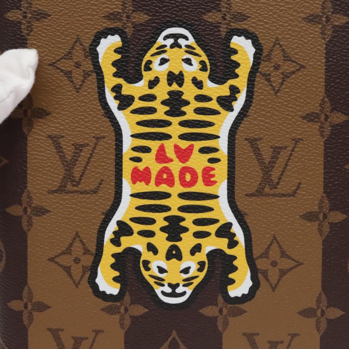 Louis Vuitton Nigo, Brown, Canvas, wallet