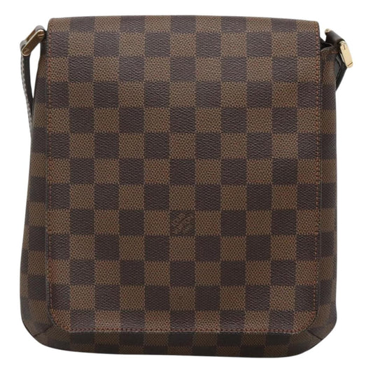 Louis Vuitton Musette Salsa, Brown, Canvas, shoulder