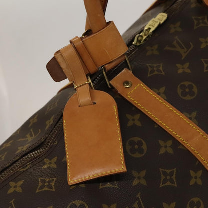Louis Vuitton Keepall 60, Brown, Canvas, travel