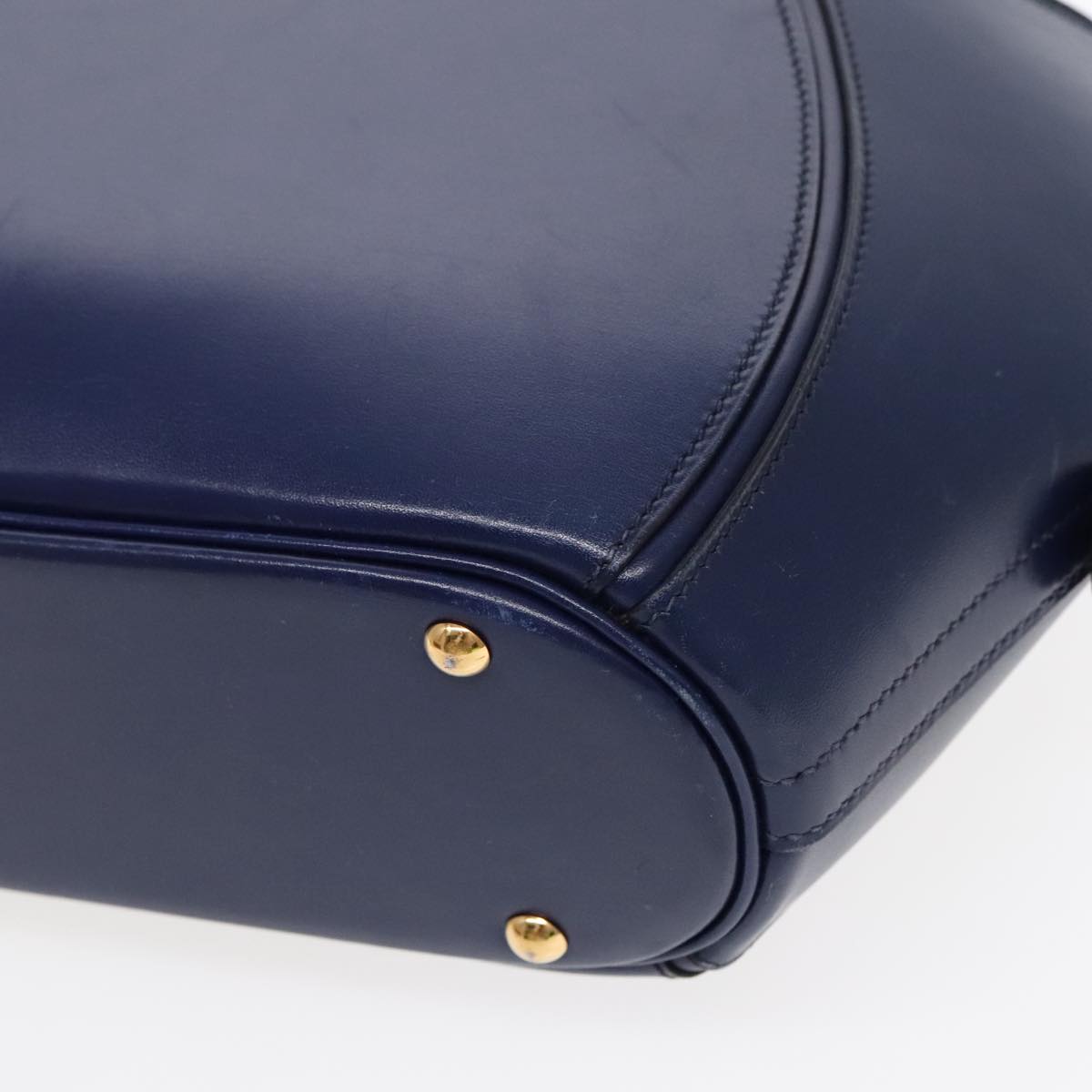 Hermès Ile De Shiki, Blue, Leather, handbag