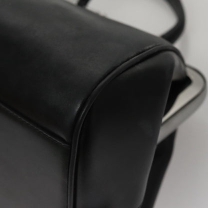 Prada Flame, Black, Leather, handbag