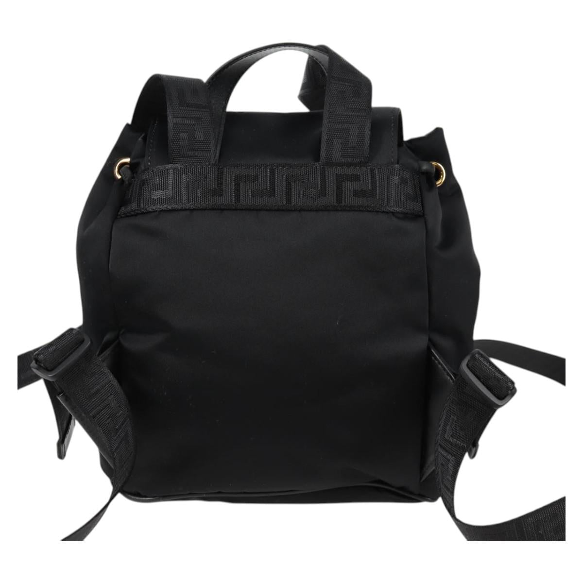 Versace Medusa, Black, NYLON, backpack