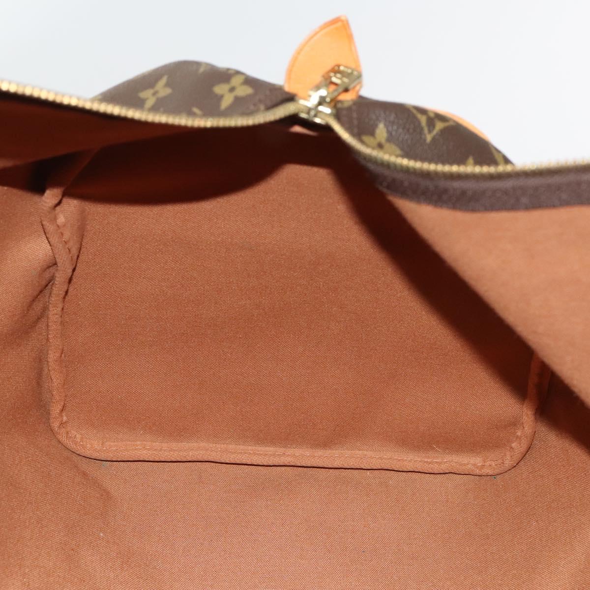 Louis Vuitton Keepall 55, Brown, Canvas, travel