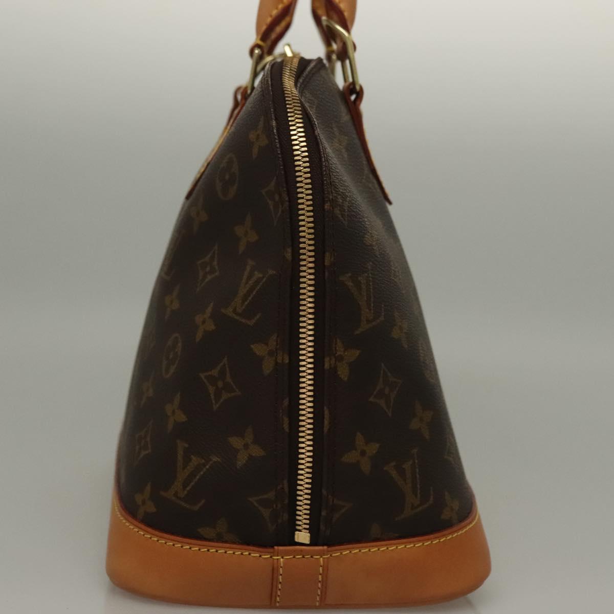 Louis Vuitton Alma, Brown, Canvas, handbag