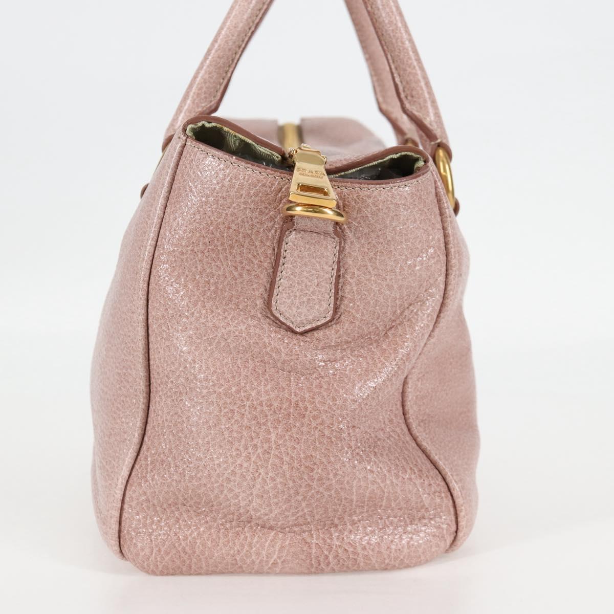 Prada Vitello, Pink, Leather, handbag