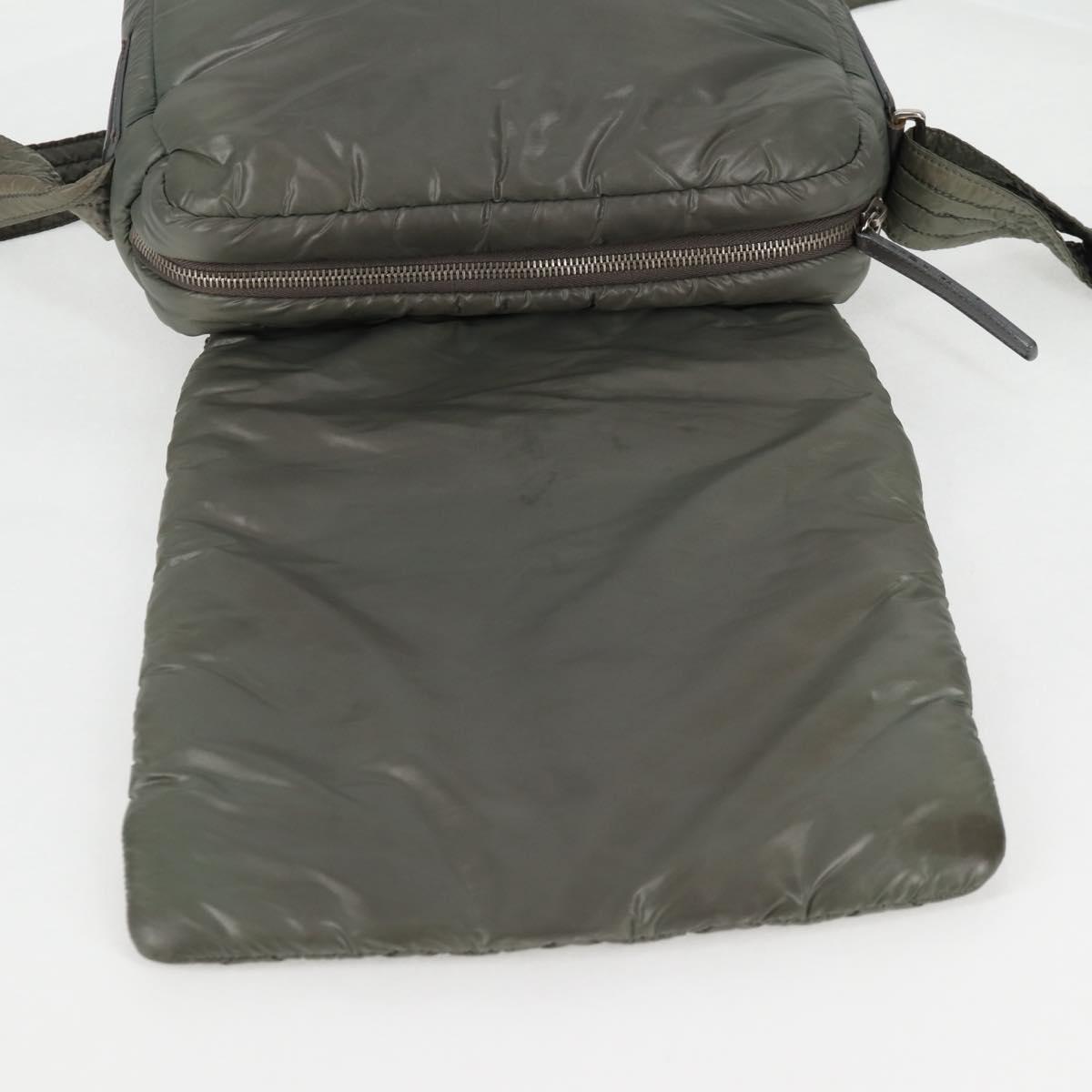 Chanel Coco Cocoon, Khaki, NYLON, shoulder
