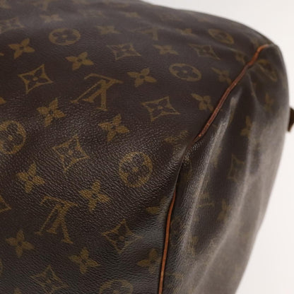 Louis Vuitton Keepall 60, Brown, Canvas, travel
