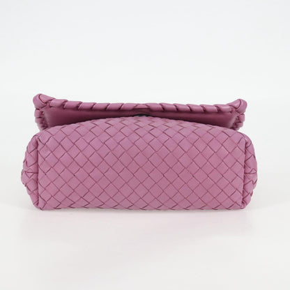 Bottega Veneta Olimpia, Purple, Leather, shoulder