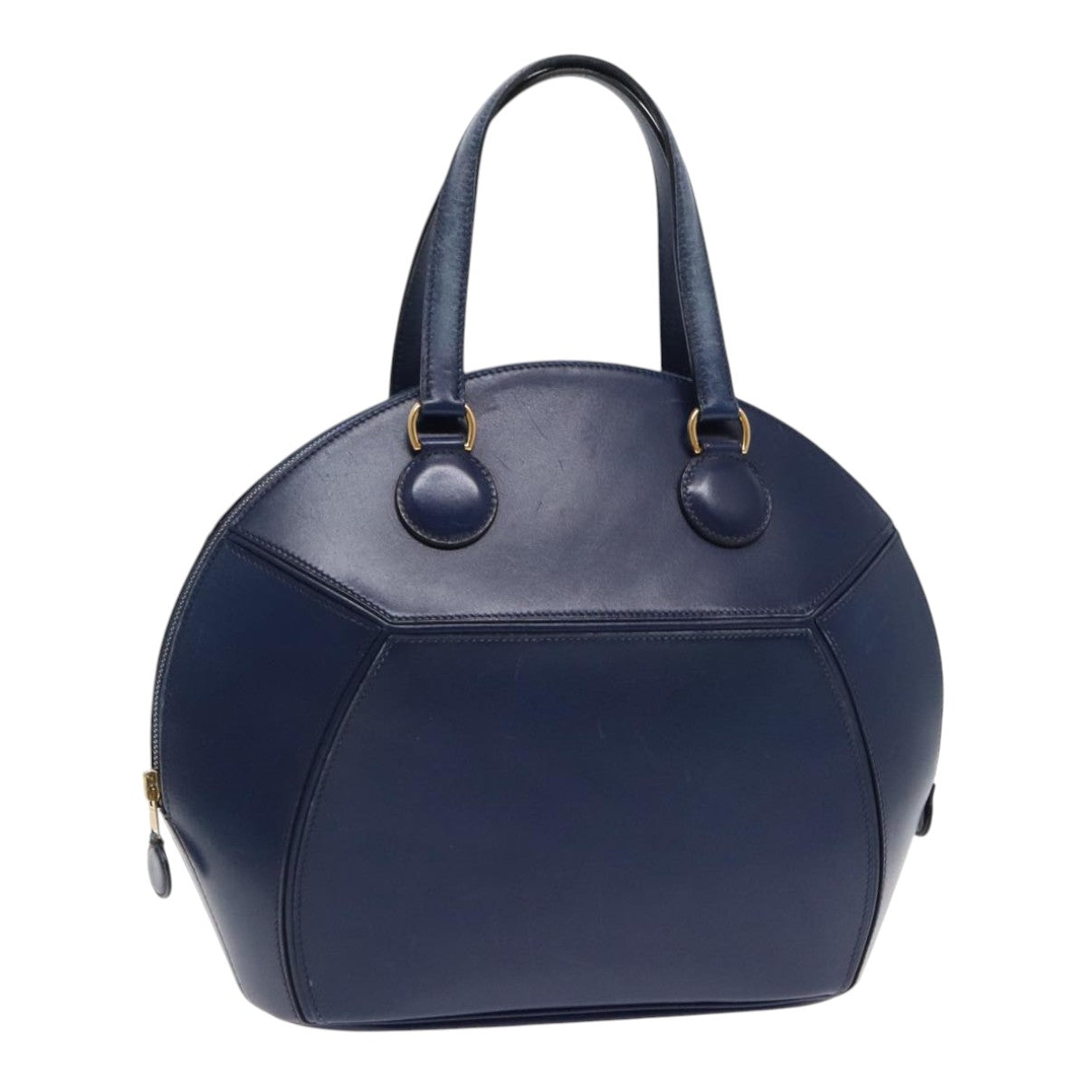 Hermès Ile De Shiki, Blue, Leather, handbag