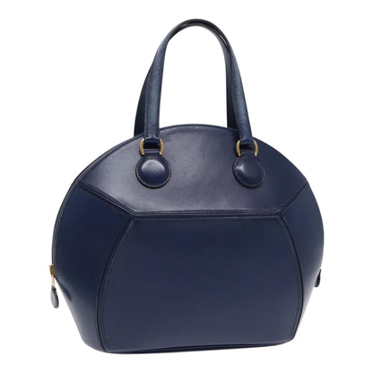Hermès Ile De Shiki, Blue, Leather, handbag