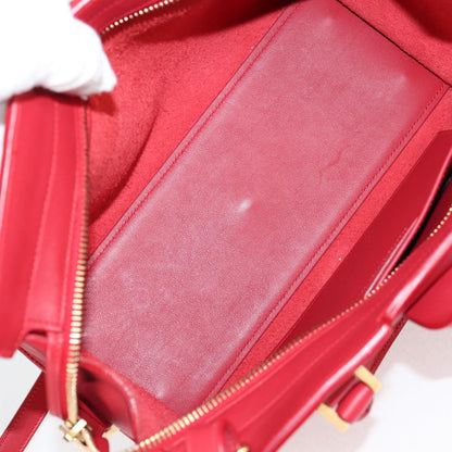 Saint Laurent Chyc, Red, Leather, handbag