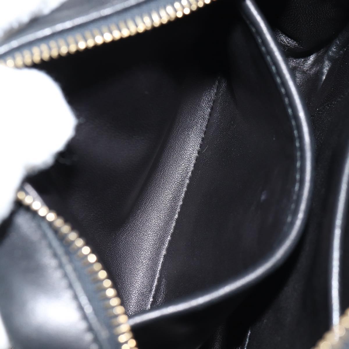 Prada Ribbon, Black, Leather, shoulder