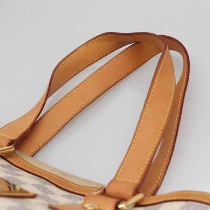 Louis Vuitton Hampstead, White, Canvas, tote