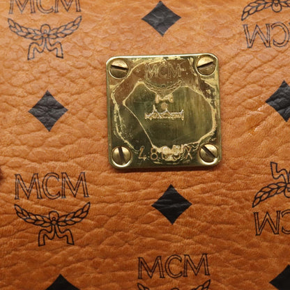 MCM Visetos, Brown, Canvas, travel