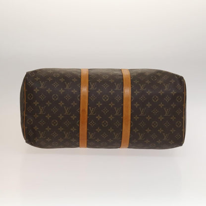 Louis Vuitton Keepall 50, Brown, Canvas, travel