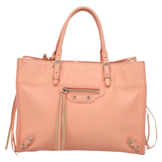 Balenciaga Papier, Pink, Leather, handbag