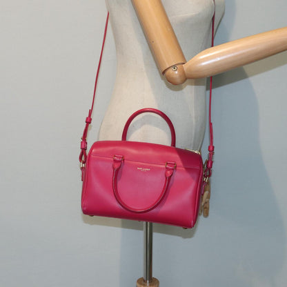 Yves Saint Laurent, Red, Leather, handbag
