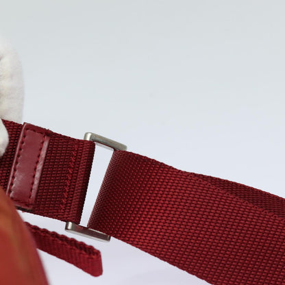 Prada Tessuto, Red, Canvas, shoulder