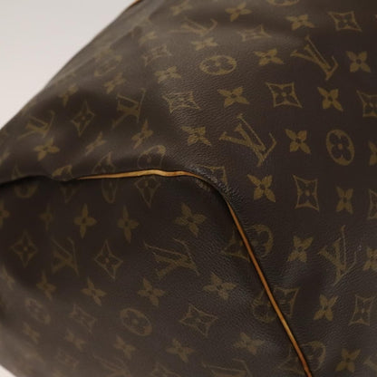 Louis Vuitton Keepall 55, Brown, Canvas, travel