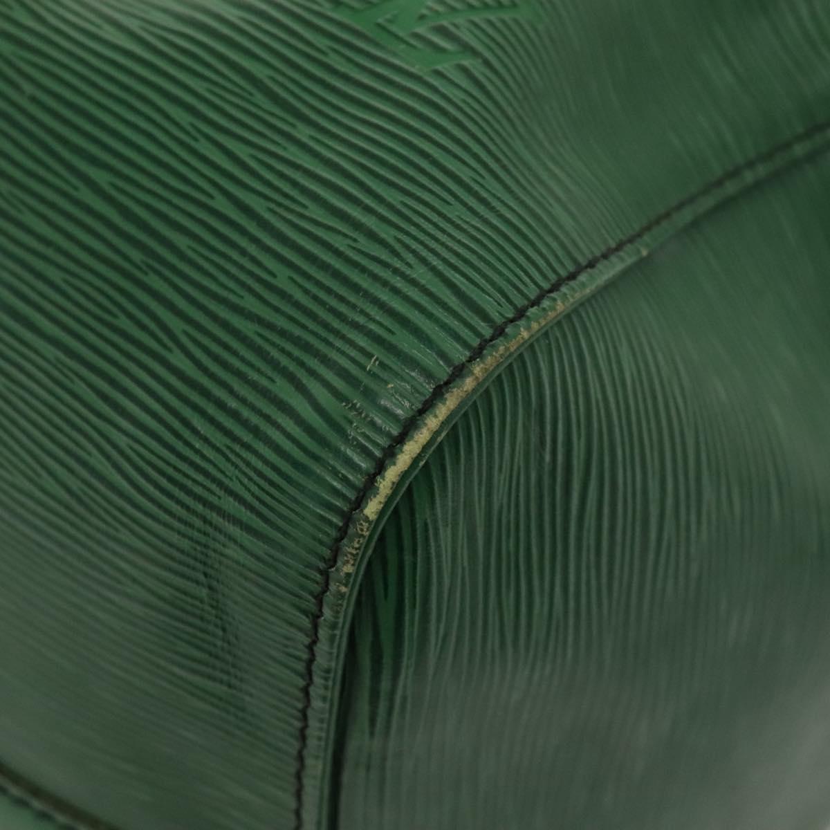 Louis Vuitton Keepall 50, Green, Leather, travel