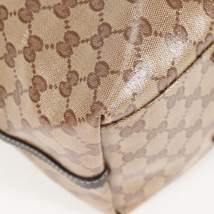 Gucci GG crystal, Beige, Canvas, tote