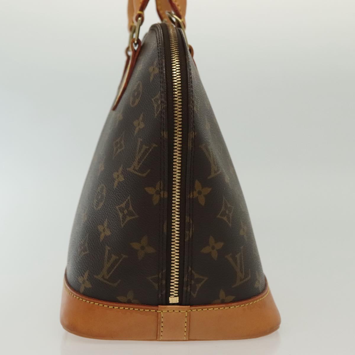 Louis Vuitton Alma, Brown, Canvas, handbag