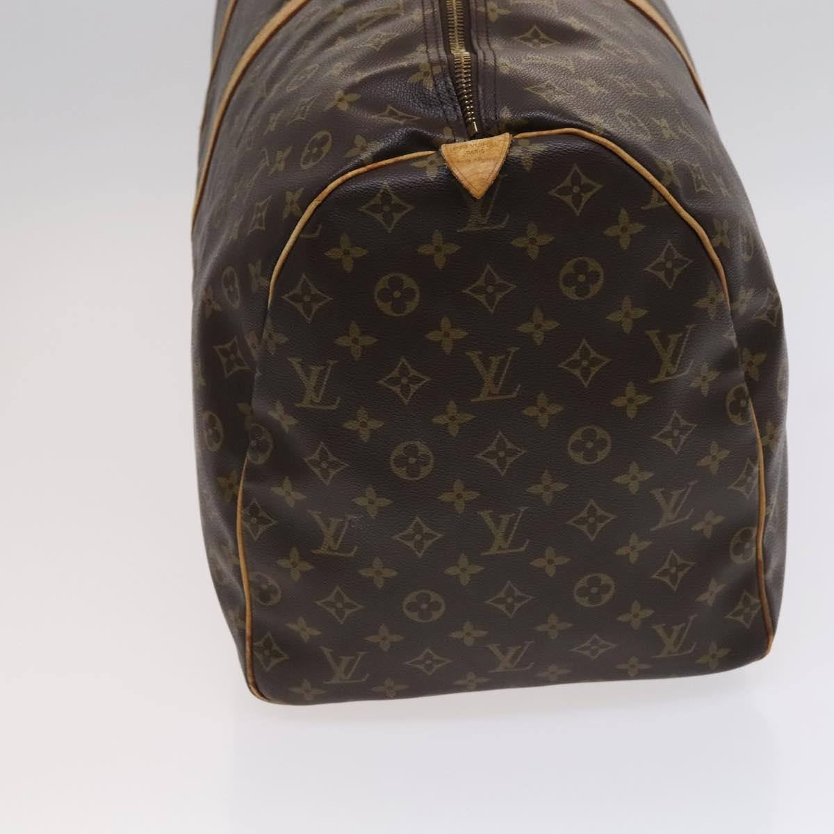 Louis Vuitton Keepall 60, Brown, Canvas, travel