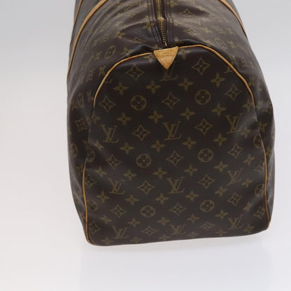 Louis Vuitton Keepall 60, Brown, Canvas, travel