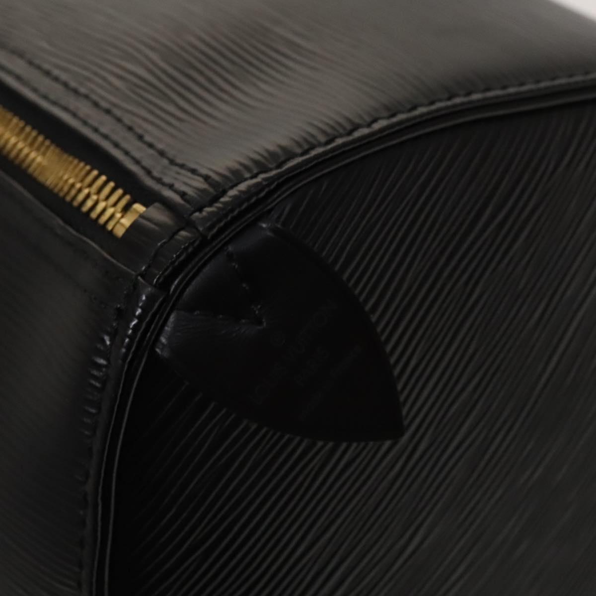 Louis Vuitton Keepall 50, Black, Leather, travel
