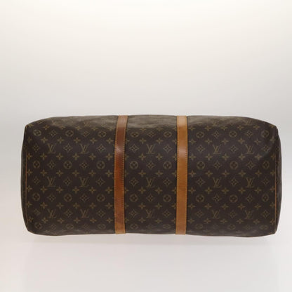 Louis Vuitton Keepall 60, Brown, Canvas, travel