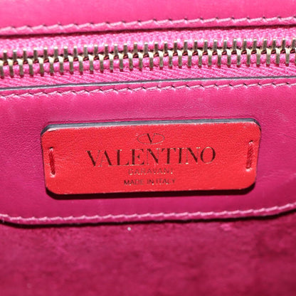 Valentino Garavani Demilune, Pink, Leather, shoulder